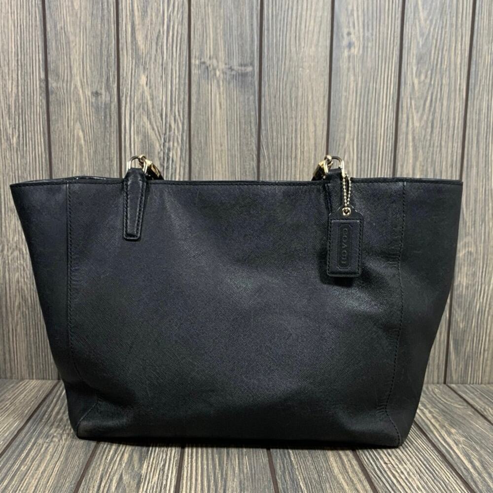 Coach Madison East West Saffiano Leather Tote Shopper Shoulder Bag Pebbled 29002 - Picture 3 of 16
